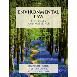 ISBN Environmental Law ( Text Cases and Materials ), Elizabeth Fisher, Bettina Lange, Eloise Scotford, unisexe, Oxford Univer ...