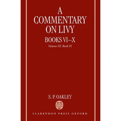 Commentary On Livy Books Vi-x