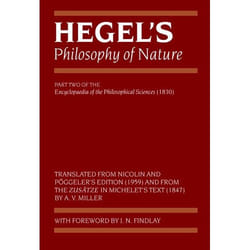 ISBN Hegel's Philosophy of Nature ( Encyclopedia of the Philosophical Sciences (1830) Part II ) livre