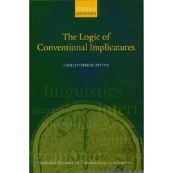 ISBN The Logic of Conventional Implicatures Couverture rigide