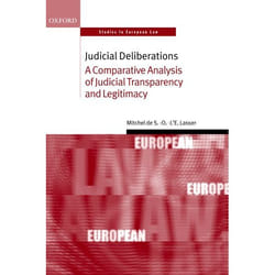 ISBN Judicial Deliberations ( A Comparative Analysis of Transparency and Legitimacy )