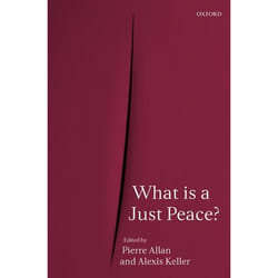 ISBN What is a Just Peace? livre Anglais Livre broché 244 pages