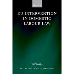 ISBN EU Intervention in Domestic Labour Law livre