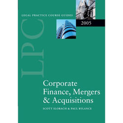 ISBN LPC Corporate Finance Mergers and Acquisitions 2005 livre