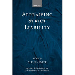 ISBN Appraising Strict Liability livre