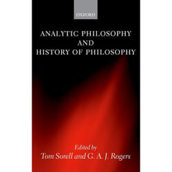 Analytic Philosophy And History Of Philosophy, Mind Association Occasional Series