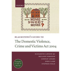 ISBN Blackstone's Guide to the Domestic Violence Crime and Victims Act 2004 livre