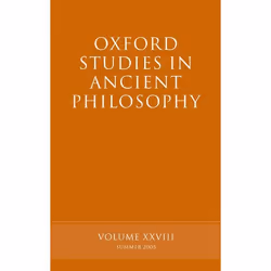 ISBN Oxford Studies in Ancient Philosophy XXVIII ( Summer 2005 ), Anglais, Livre broché, 394 pages