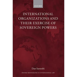 ISBN International Organizations and their Exercise of Sovereign Powers