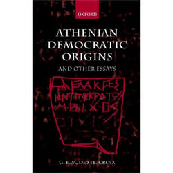 ISBN Athenian Democratic Origins ( and Other Essays ) Couverture rigide