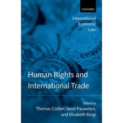 ISBN Human Rights and International Trade livre