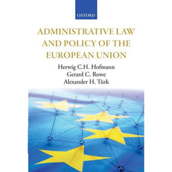 ISBN Administrative Law and Policy of the European Union Anglais