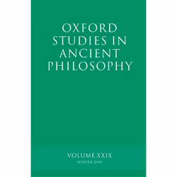 ISBN Oxford Studies in Ancient Philosophy XXIX ( Winter 2005 ), Anglais, Couverture rigide, 420 pages