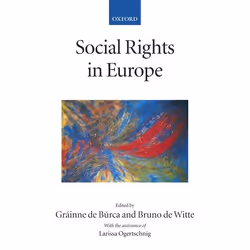 ISBN Social Rights in Europe, Anglais, Couverture rigide, 440 pages