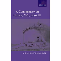 ISBN A Commentary on Horace: Odes Book III, Anglais, Couverture rigide, 432 pages