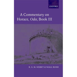 ISBN A Commentary on Horace: Odes Book III Couverture rigide