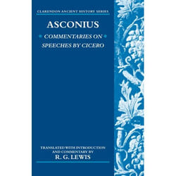 ISBN Asconius ( Commentaries on Speeches of Cicero )