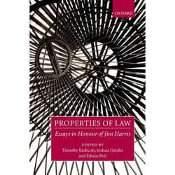 ISBN Properties of Law ( Essays in Honour of Jim Harris ) livre
