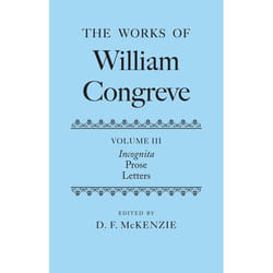 ISBN The Works of William Congreve ( Volume III ) Anglais