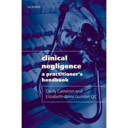 ISBN Clinical Negligence: A Practitioner's Handbook livre 496 pages
