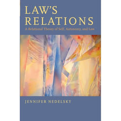 ISBN Law's Relations ( A Relational Theory of Self Autonomy and Law ) livre Anglais Couverture rigide 560 pages