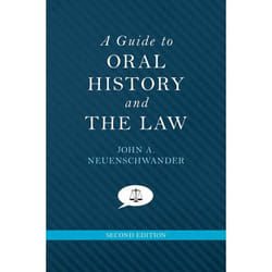 ISBN A Guide to Oral History and the Law livre Anglais Couverture rigide 176 pages