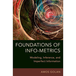 ISBN Foundations of Info-Metrics ( Modeling Inference and Imperfect Information ) livre Anglais Couverture rigide 496 pages