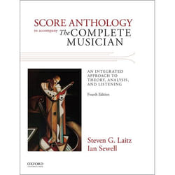 ISBN Score Anthology to Accompany The Complete Musician livre