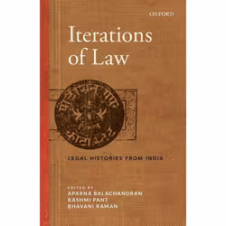 ISBN Iterations of Law ( Legal Histories from India ), 292 pages