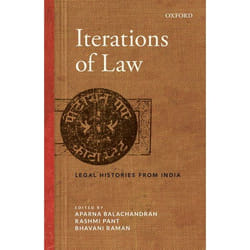 ISBN Iterations of Law ( Legal Histories from India ) livre
