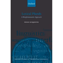ISBN Lexical Plurals ( A Morphosemantic Approach ), Anglais, Couverture rigide, 312 pages