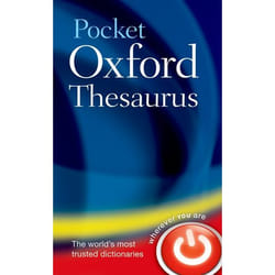 ISBN Pocket Oxford Thesaurus livre