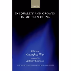 ISBN Inequality and Growth in Modern China, Guanghua Wan, Anglais, Oxford University Press, 03/04/2008, unisexe, 1 pièce(s)