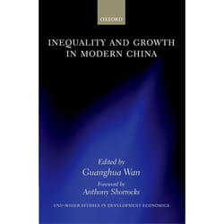 Inequality and Growth in Modern China, W I D E R STUDIES IN DEVELOPMENT ECONOMICS