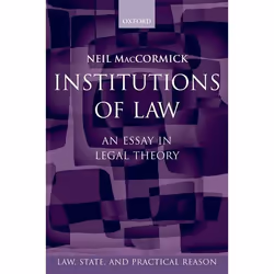 ISBN Institutions of Law ( An Essay in Legal Theory ), Anglais, Couverture rigide, 336 pages