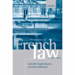 ISBN Principles of French Law, Anglais, Couverture rigide, 616 pages