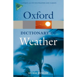ISBN A Dictionary of Weather Anglais
