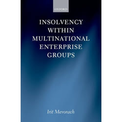 ISBN Insolvency within Multinational Enterprise Groups livre