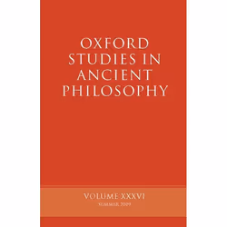 ISBN Oxford Studies in Ancient Philosophy ( Volume XXXIV ), Anglais, Couverture rigide, 436 pages