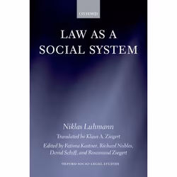 ISBN Law as a Social System, Anglais, Couverture rigide, 512 pages