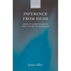 ISBN Inference from Signs ( Ancient Debates about the Nature of Evidence ) Couverture rigide
