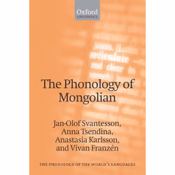 ISBN The Phonology of Mongolian, Anglais, Couverture rigide, 336 pages