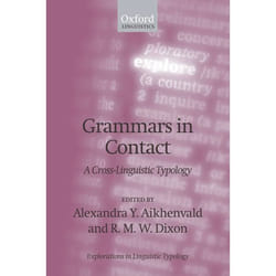ISBN Grammars in Contact ( A Cross-Linguistic Typology ) Couverture rigide