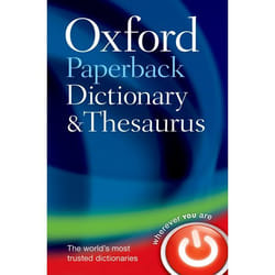 ISBN Oxford Paperback Dictionary & Thesaurus livre