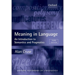 ISBN Meaning in Language ( An Introduction to Semantics and Pragmatics ) livre