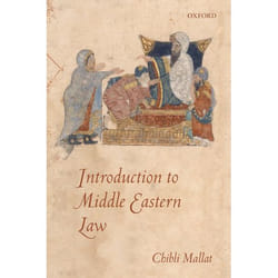 ISBN Introduction to Middle Eastern Law Couverture rigide
