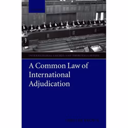 ISBN A Common Law of International Adjudication, Anglais, Couverture rigide, 368 pages