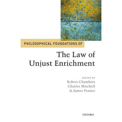 ISBN Philosophical Foundations of the Law of Unjust Enrichment Couverture rigide
