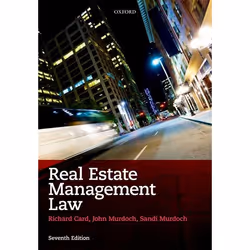 ISBN Real Estate Management Law, Richard Card, John Murdoch, Sandi Murdoch, unisexe, Oxford University Press, 04/08/2011, 1 p ...