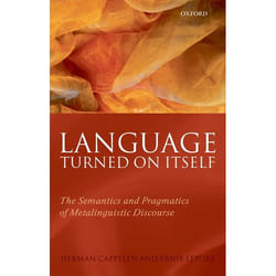 ISBN Language Turned on Itself ( The Semantics and Pragmatics of Metalinguistic Discourse ) Couverture rigide